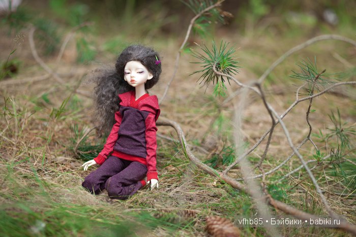 В сосновом лесу — Гибридизация кукол BJD (БЖД): пересадка головы (фото 4)