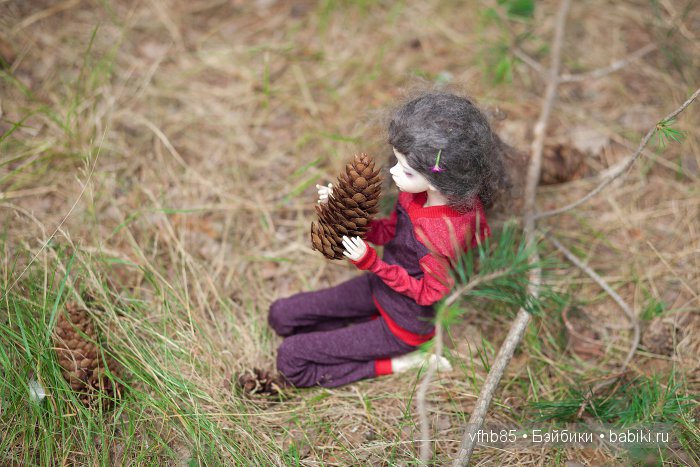 В сосновом лесу — Гибридизация кукол BJD (БЖД): пересадка головы (фото 6)