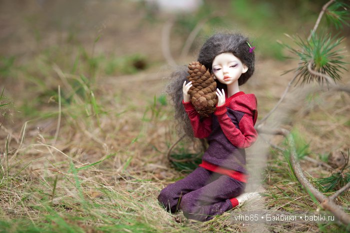 В сосновом лесу — Гибридизация кукол BJD (БЖД): пересадка головы (фото 8)