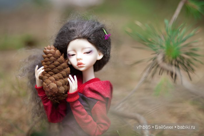 В сосновом лесу — Гибридизация кукол BJD (БЖД): пересадка головы (фото 9)