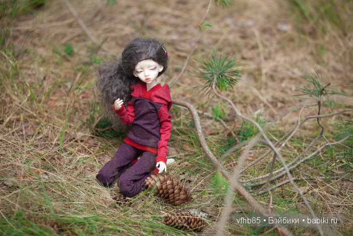 В сосновом лесу — Гибридизация кукол BJD (БЖД): пересадка головы (фото 10)