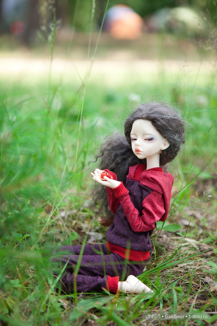На природе — Гибридизация кукол BJD (БЖД): пересадка головы (фото 8)