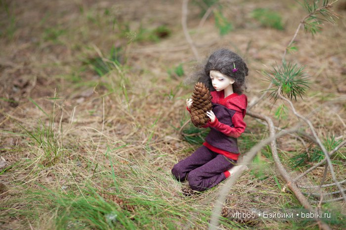 В сосновом лесу — Гибридизация кукол BJD (БЖД): пересадка головы (фото 7)