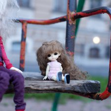 Как Марьяша ходила на качели