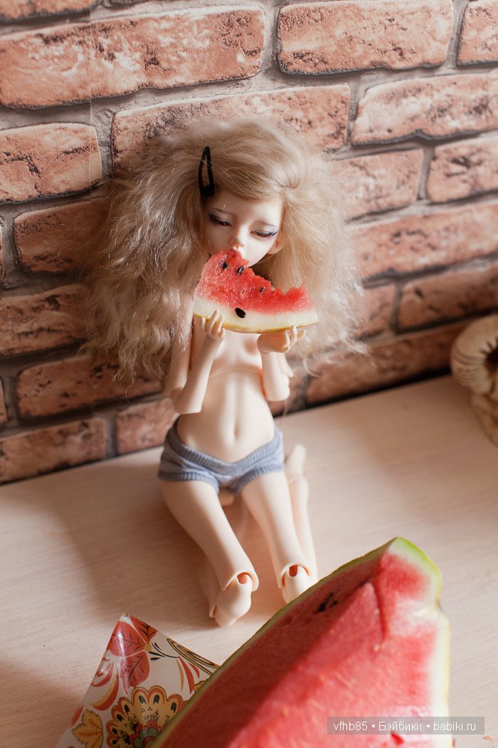 Арбузный день (18+) — Гибридизация кукол BJD (БЖД): пересадка головы (фото 9)