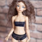 Продам паричок из козочки на шкурке для минифи (minifee), DIM doll, Doll Chateau. 16,5-18,0 см