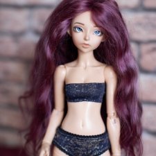 Продам паричок из козочки на шкурке для минифи (minifee), DIM doll, Doll Chateau. 16,5-18,0 см