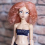 Продам паричок из козочки на шкурке для минифи (minifee), DIM doll, Doll Chateau. 16,5-18,0 см