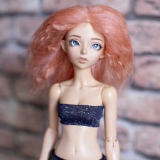 Продам паричок из козочки на шкурке для минифи (minifee), DIM doll, Doll Chateau. 16,5-18,0 см