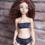 Продам паричок из козочки на шкурке для минифи (minifee), DIM doll, Doll Chateau. 16,5-18,0 см