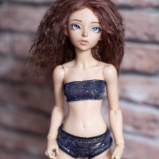 Продам паричок из козочки на шкурке для минифи (minifee), DIM doll, Doll Chateau. 16,5-18,0 см