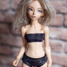 Продам паричок из козочки на шкурке для минифи (minifee), DIM doll, Doll Chateau. 16,5-18,0 см