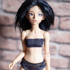 Продам паричок из козочки на шкурке для минифи (minifee), DIM doll, Doll Chateau. 16,5-18,0 см