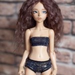 Продам паричок из козочки на шкурке для минифи (minifee), DIM doll, Doll Chateau. 16,5-18,0 см