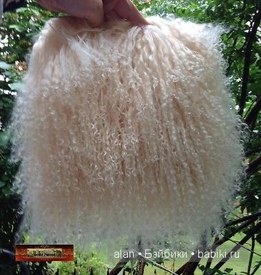 Парик из ламы для куклы БЖД своими руками. Как сделать