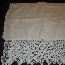 Бывшие шторы с кружевами