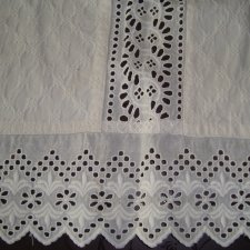 Натуральный хлопок для пошива пальто антикварным (винтажным) куколкам