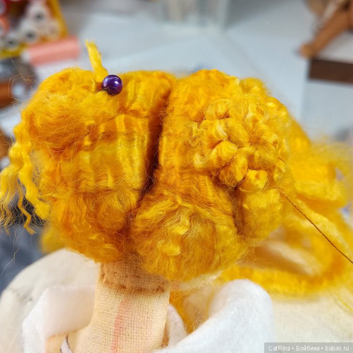 Санни, позитив с характером. История создания куклы из ткани (фото 9)