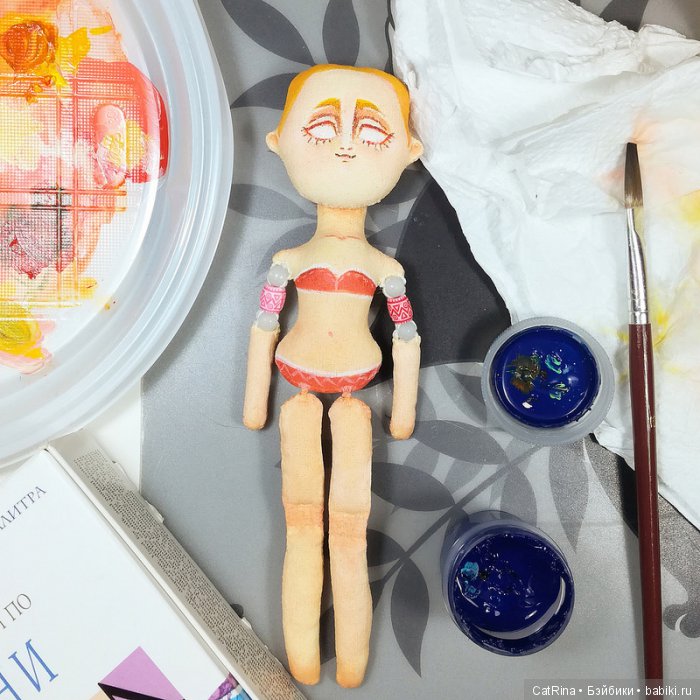 Санни, позитив с характером. История создания куклы из ткани (фото 4)