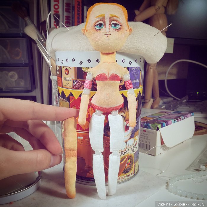 Санни, позитив с характером. История создания куклы из ткани (фото 5)