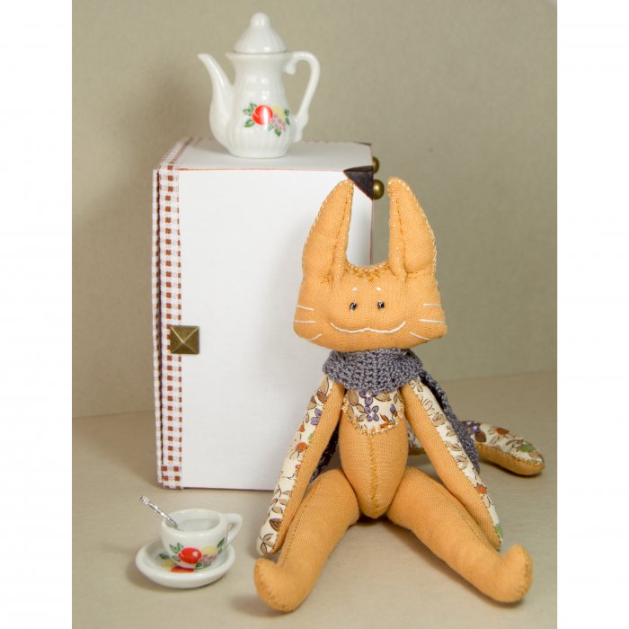 Чемоданное настроение — Текстильные игрушки и примитивы: кофейные (фото 4)