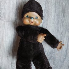 Винтажный чудик Тимми Мончичи Monchhichi от Biggi (Бигги).Доставка включена!