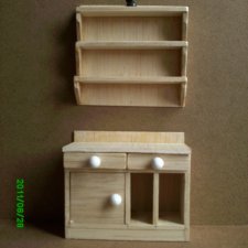 Кукольная мебель из бальзы