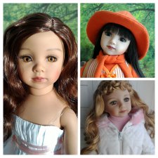 Девочки из серии Maru and Friends Jamie,  Maru, Tanya по дизайну Дианны Эффнер, Dianna Effner