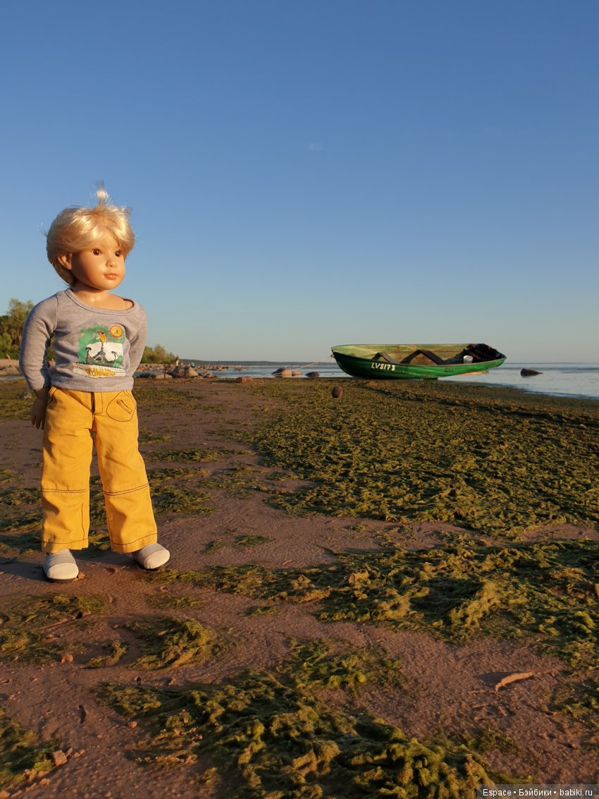 Якоб. Лодка. Закат — Куклы Kidz'n'Cats (Соня Хартман): шарнирные 46 см (фото 2)