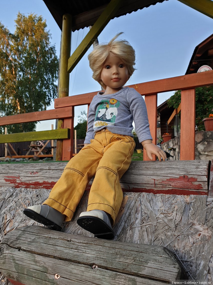 Якоб. Лодка. Закат — Куклы Kidz'n'Cats (Соня Хартман): шарнирные 46 см (фото 9)