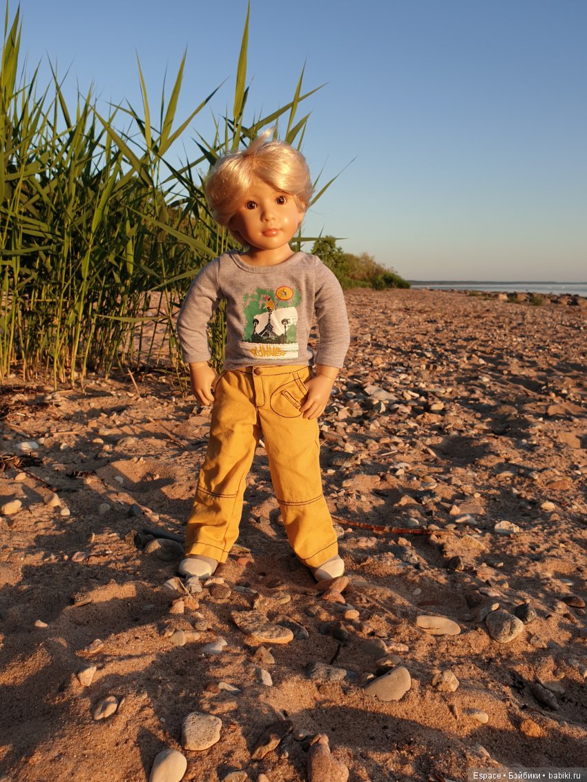 Якоб. Лодка. Закат — Куклы Kidz'n'Cats (Соня Хартман): шарнирные 46 см (фото 8)