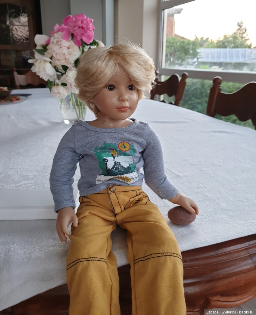 Якоб. Лодка. Закат — Куклы Kidz'n'Cats (Соня Хартман): шарнирные 46 см