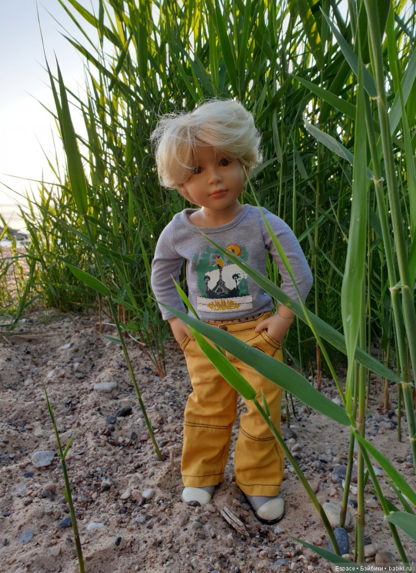 Якоб. Лодка. Закат — Куклы Kidz'n'Cats (Соня Хартман): шарнирные 46 см (фото 7)