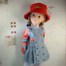 Одежда для Готц (GOTZ), комплект "Красная шапочка"