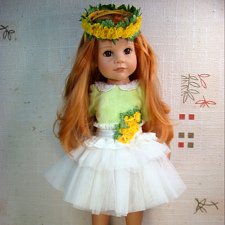 Комплект одежды "Лютики-цветочки" для Готц (GOTZ)