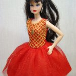 Одежда ( красное платье ) для Barbie, integrity toys, Dynamite Girls