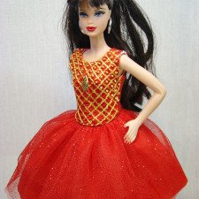 Одежда ( красное платье ) для Barbie, integrity toys, Dynamite Girls