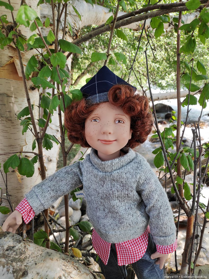 А внук, кудряш, Егорушка — Игровые куклы Zwergnase (Цвергназе) Junior: Джуниор (фото 10)