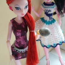 Две куклы Монстряшки, с одеждой и обувью. Цена за обеих вместе