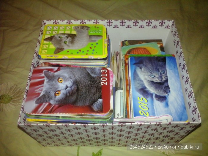 Мои коллекции календариков с кошками и вкладышей от жвачки | Бэйбики Мои коллекции календариков с кошками и вкладышей от жвачки (фото 2)
