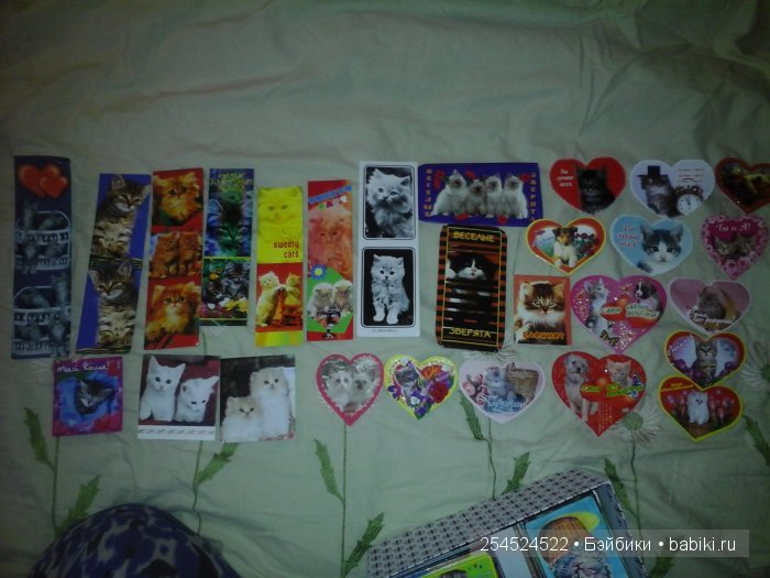 Мои коллекции календариков с кошками и вкладышей от жвачки | Бэйбики Мои коллекции календариков с кошками и вкладышей от жвачки (фото 7)