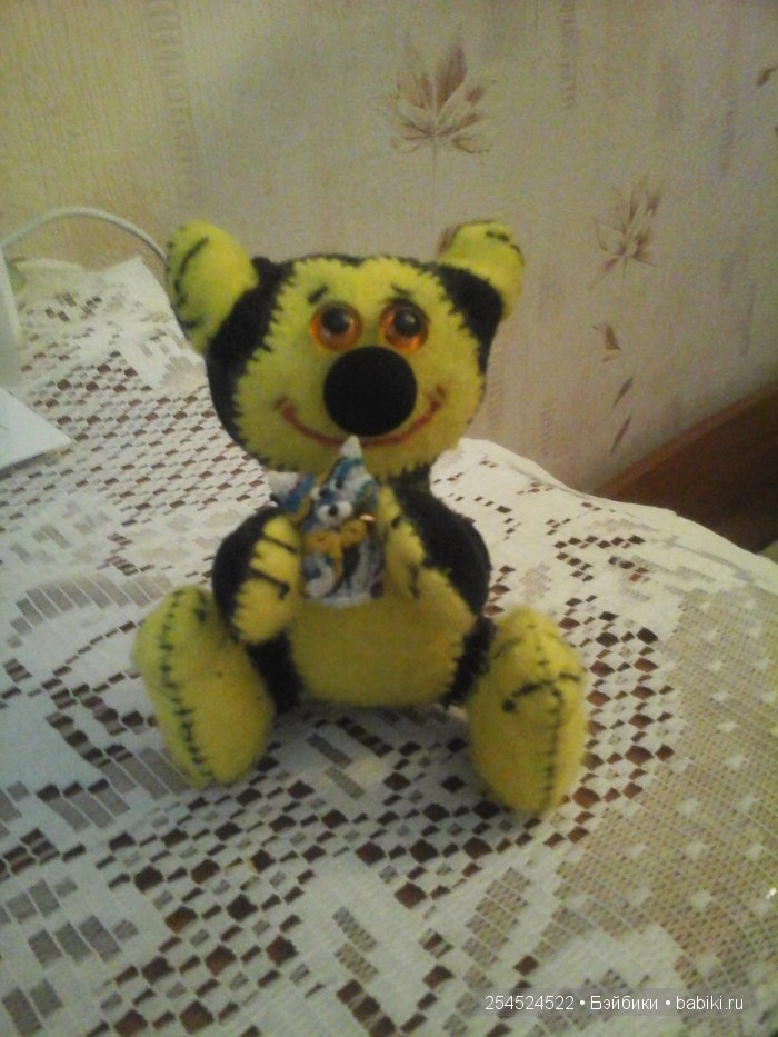 Авторская игрушка Лимурчик (фото 10)