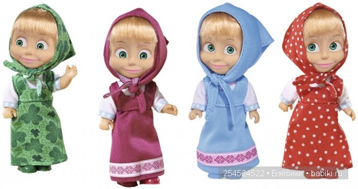 Машка в кармашке — Куклы Маша и Медведь (Simba): Маша в кармашке