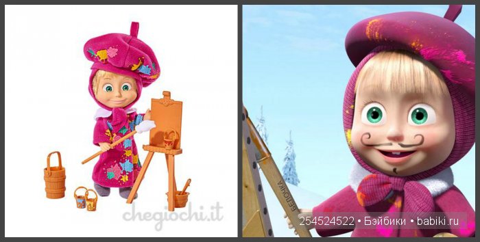 Машка в кармашке — Куклы Маша и Медведь (Simba): Маша в кармашке