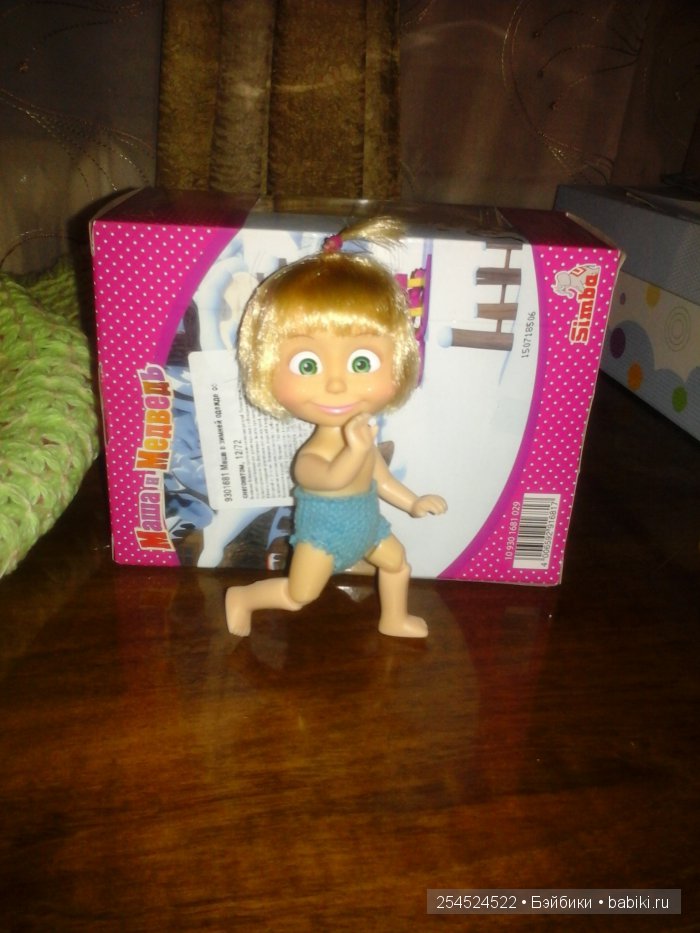 Машка в кармашке — Куклы Маша и Медведь (Simba): Маша в кармашке