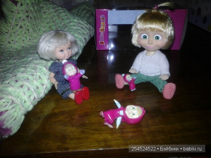 Машка в кармашке — Куклы Маша и Медведь (Simba): Маша в кармашке