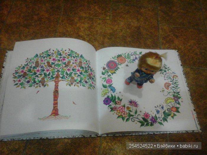 Как мы с Машкой рисовали Таинственный сад