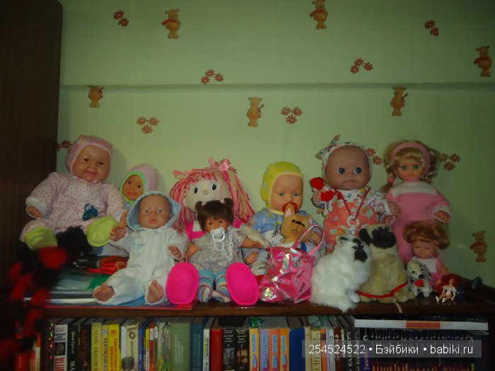 От мала до велика. Все куклы моей дочки. Часть 1