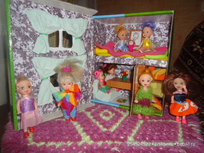 От мала до велика. Все куклы моей дочки. Часть 1