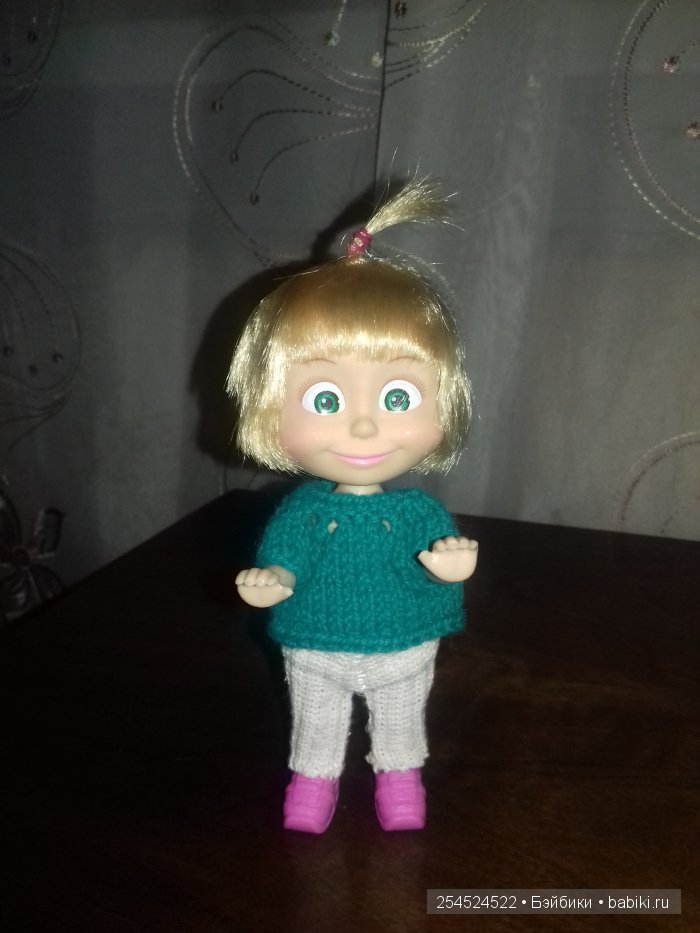 Один день из жизни Маши — Куклы Маша и Медведь (Simba): Маша в кармашке